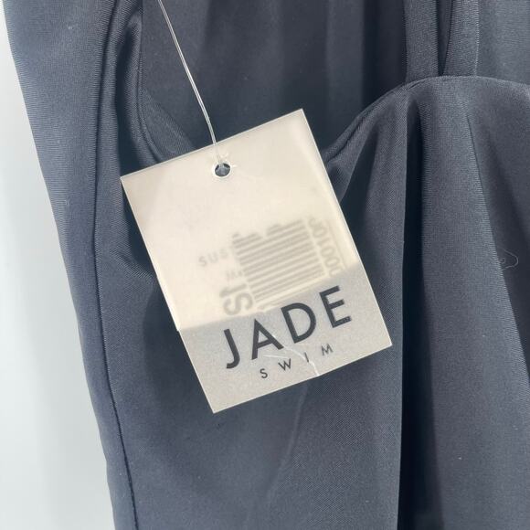 JADE SWIM Swimsuit Size Extra Small All In One Piece Black Matte NWT Swim Beach - Picture 6 of 14